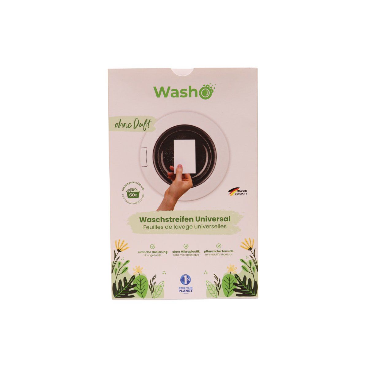 WASHO Strips Neutral ohne Duft Box 60 Stk