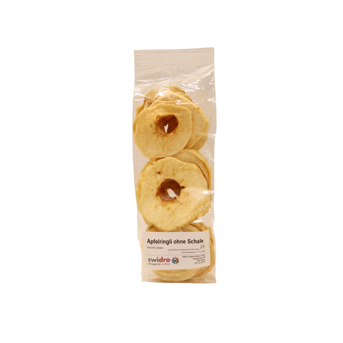 Haspe Apfelringli ohne Schale 100g