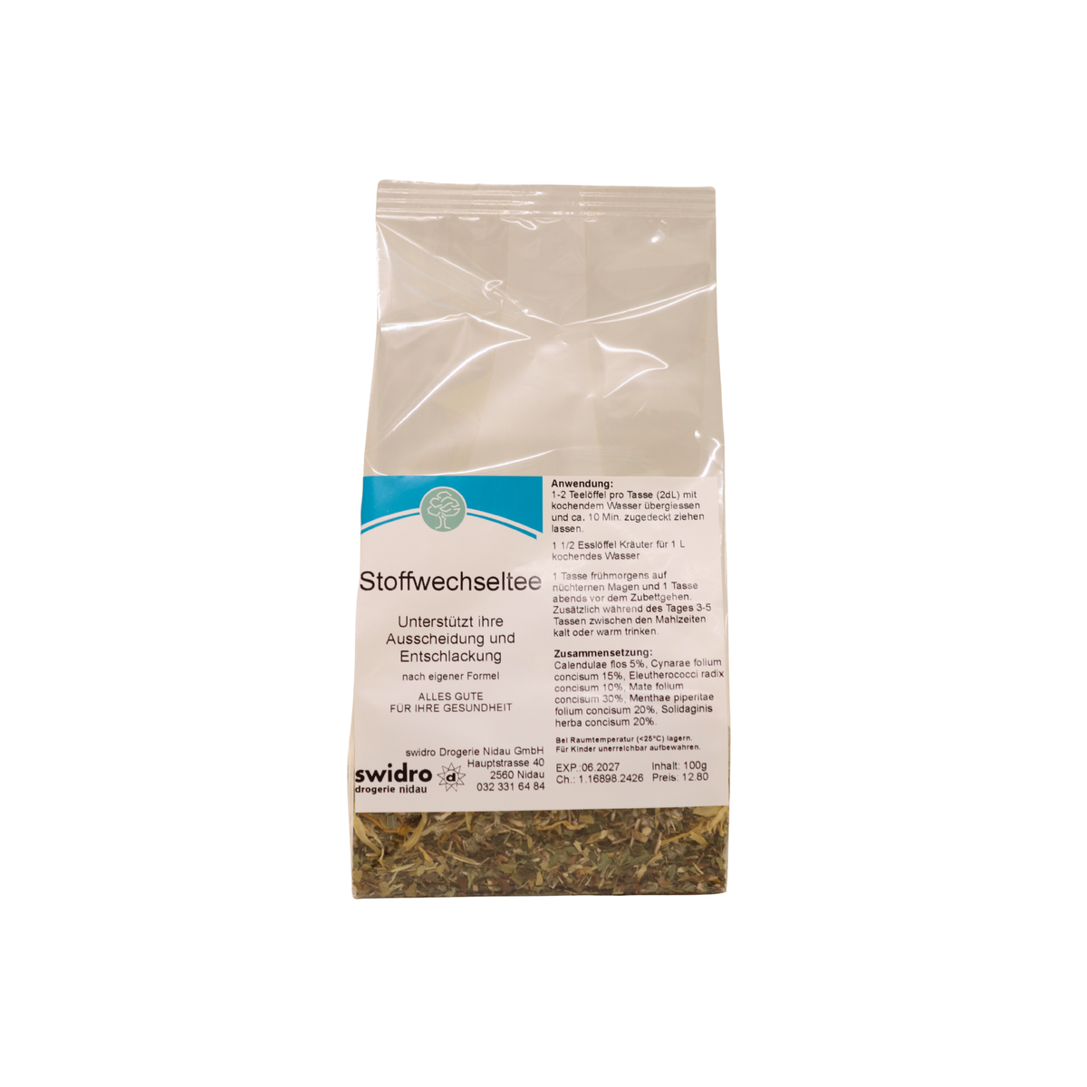Haspe Stoffwechseltee 100g